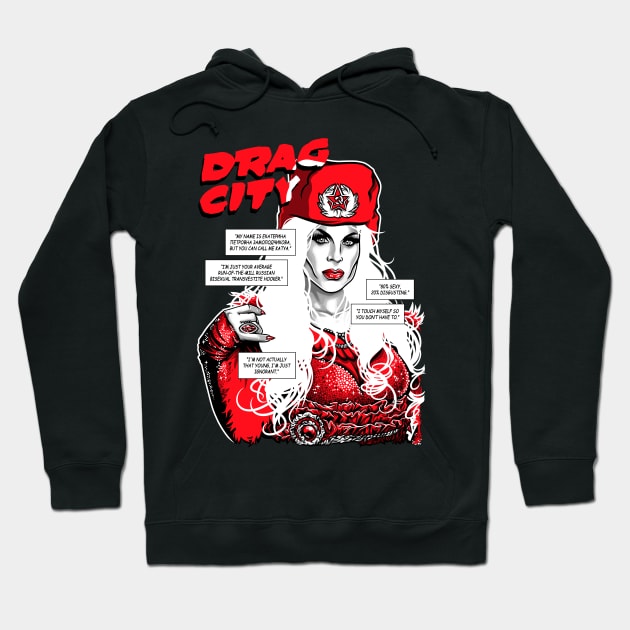 Drag City - Katya Hoodie by GillesBone